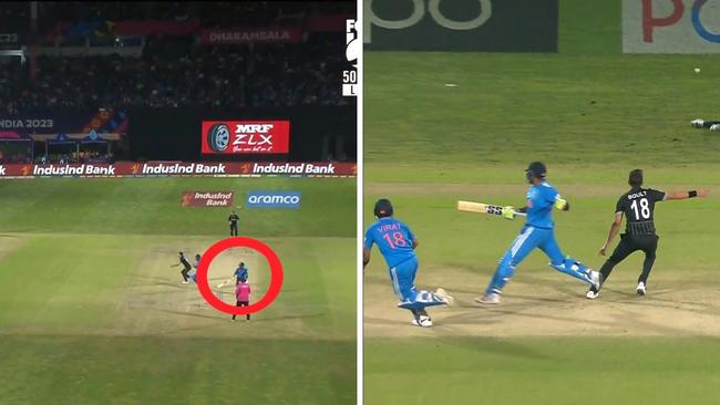 Virat Kohli sold his teammate down the river. Photo: Fox Cricket.