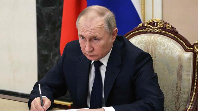 Russian President Vladimir Putin has issued a fresh warning to the West. Picture: Mikhail Klimentyev/SPUTNIK/AFP