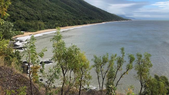 Sources close to the project have said a dispute between DTIS and DES has driven the delay to the trail which was expected to provide vistas such as this from Ellis Beach. Picture: World Trail