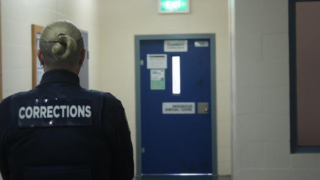 One of the officers inside Maryborough Correctional Centre.