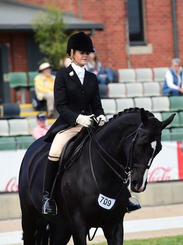 Jemma Heran riding Black Tie. Picture: Zoe Phillips