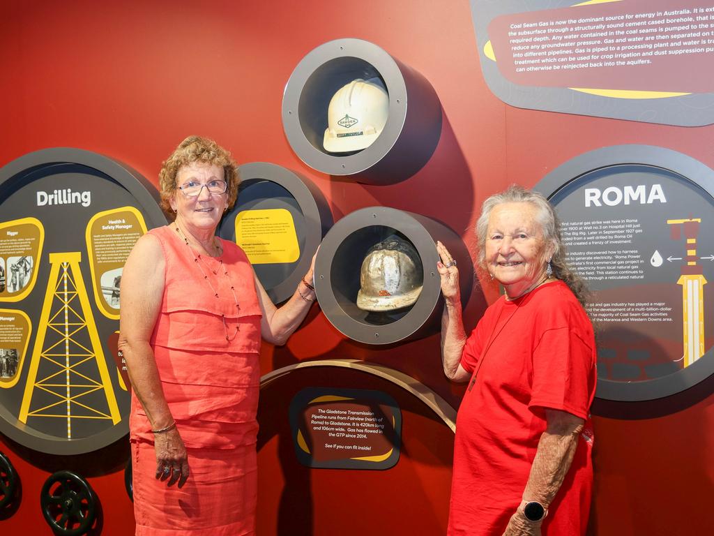 Maranoa Regional Council Mayor Wendy Taylor and Edrine Keegan. Photo supplied.
