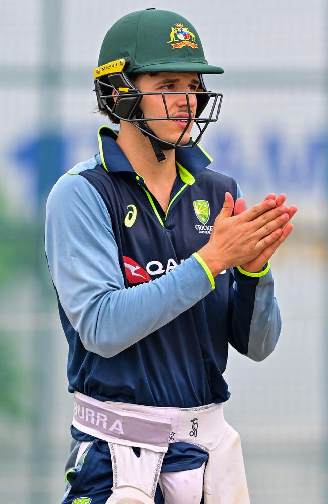 Former Australian gloveman Brad Haddin has urged Aussie selectors to send dropped opener Sam Konstas home to play state cricket if he isn’t playing the second Test. (Photo by Ishara S. KODIKARA / AFP)