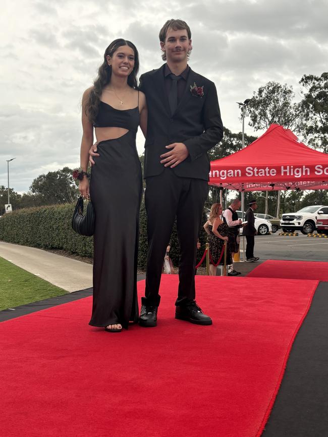 The students of Urangan State High School celebrating their formal.