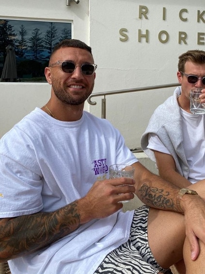 Quade Cooper at Rick Shores on the Gold Coast. Photo: Instagram