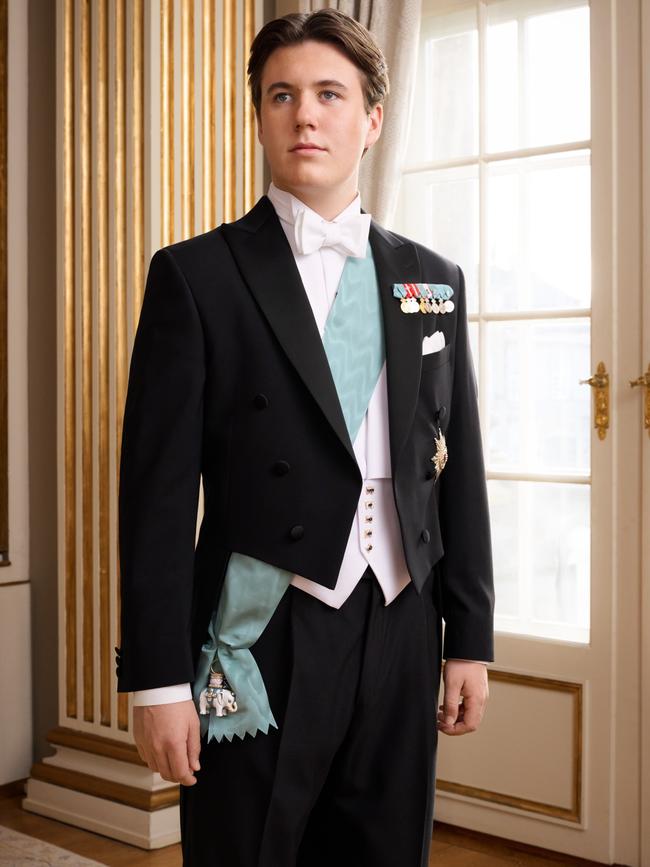 Crown Prince Christian of Denmark turned 18 in 2022, making him one of the first royals of the digital age. Picture: Dennis Stenild