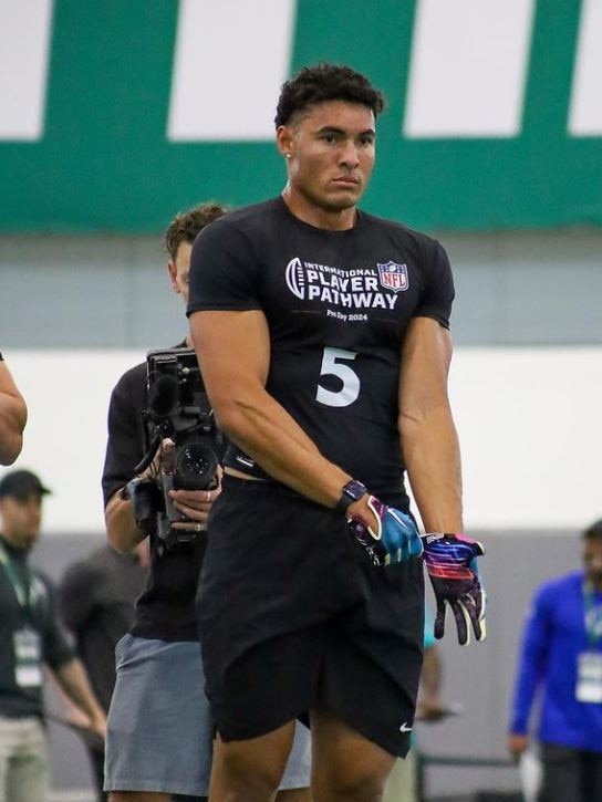 Patrick Murtagh at the NFL's Pro Day.