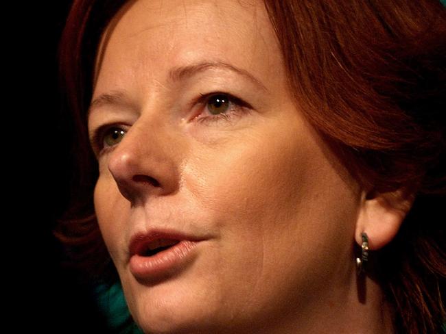 Sydney, September 16, 2005. Federal opposition spokeswoman for health Julia Gillard speaking at 