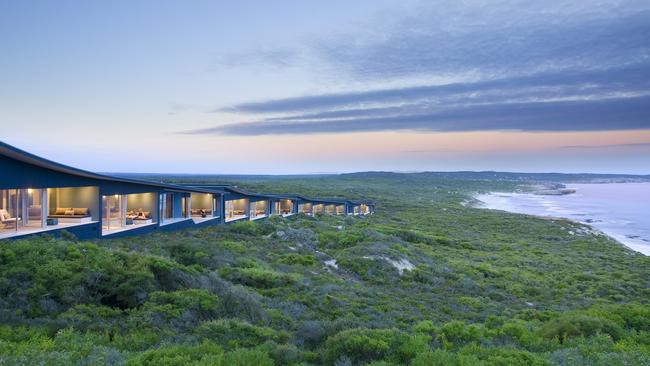 Before the fires: Southern Ocean Lodge. Picture: Luxury Lodges of Australia