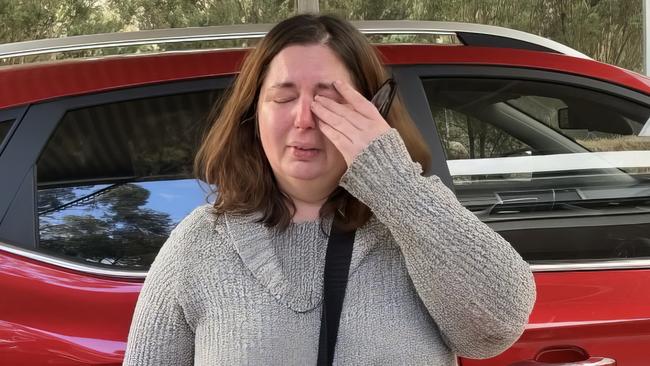 Erin Patterson, the homeowner of where the fatal lunch took place, arrived at her Leongatha property on Monday afternoon. Three people have died from eating mushrooms Picture: Brooke , Grebert-Craig.