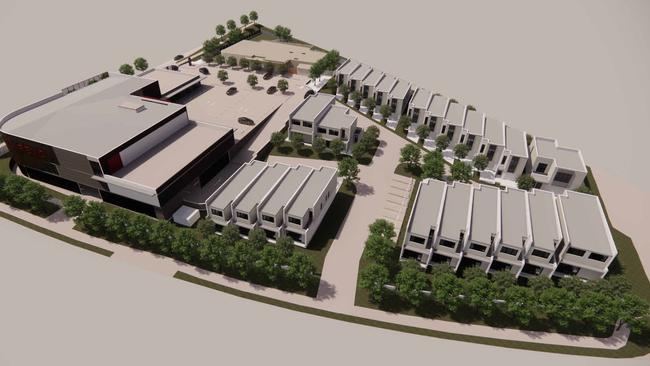 Planning documents reveal the new proposed neighbour for a well known north eastern private school – a split-use block. Picture: PlanSA