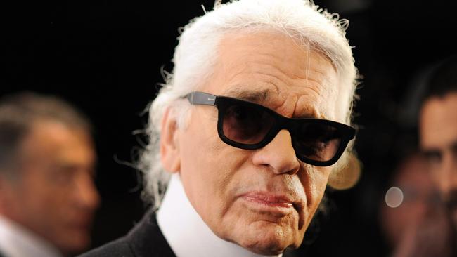 Lagerfeld — pictured here in 2012 — loved to make cutting comments about the fashion industry. Picture: Britta Pedersen/DPA/AFP