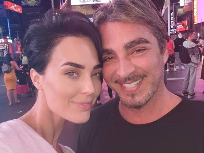 Sarah Budge with John Ibrahim pictured in 2019.