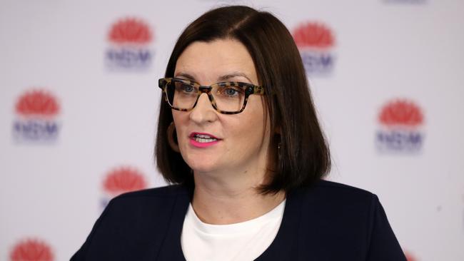 Education Minister Sarah Mitchell says she doesn’t know which schools have the unflued heaters. Picture: Mark Kolbe/Getty Images