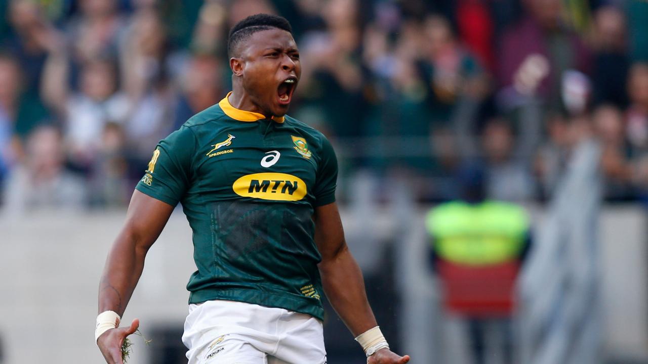 South Africa's winger Aphiwe Dyantyi has failed a drug test.
