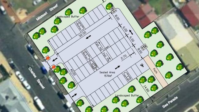 The proposed plan to turn a vacant, former boatyard into a car park was endorsed by council on the condition it was approved by the Environment Protection Authority. Picture: District Council of Grant