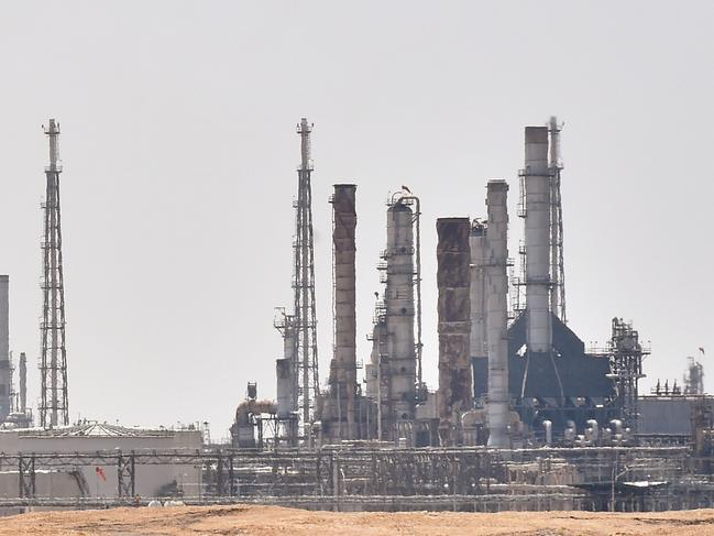 New photo taken of the Aramco oil facility. Picture: Fayez Nureldine