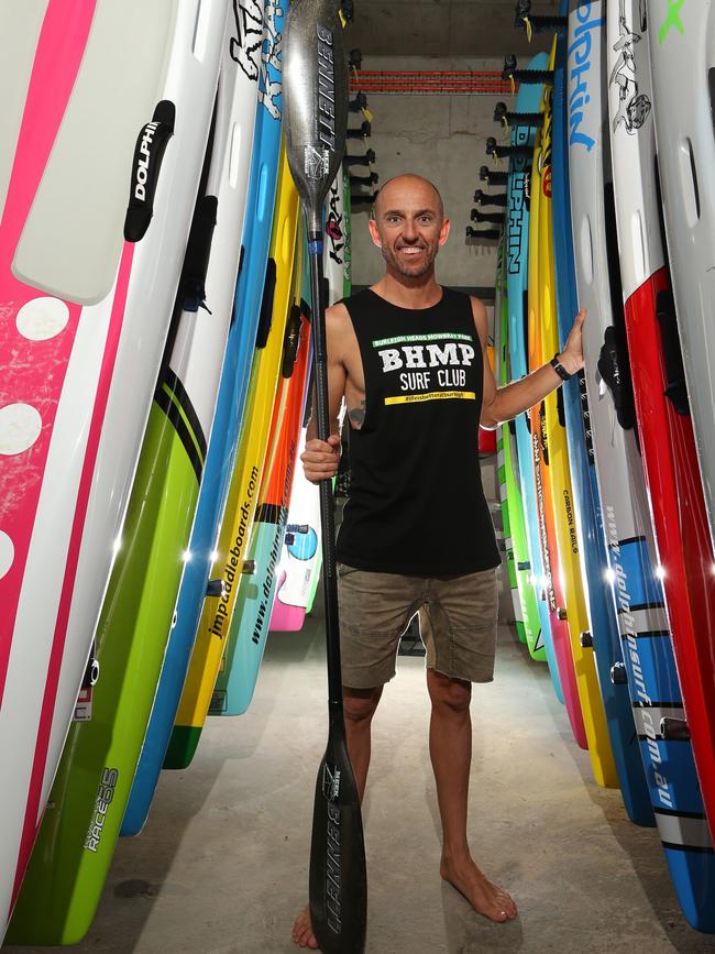 Burleigh Heads Surf Club coach Phil Clayton. Picture Glenn Hampson