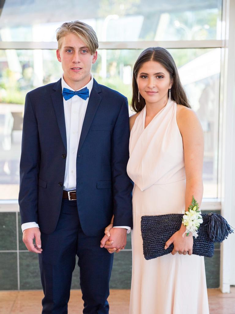 Samuel Dick and Jasmine Brown at the 2016 St Philip’s College year twelve graduation and valedictory dinner. Photo: EMMA MURRAY / NT NEWS