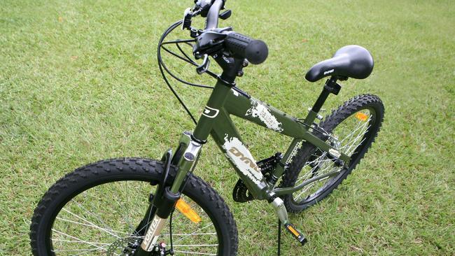 The $1200 bike was stolen from a Toowoomba shopping centre car park.