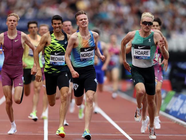 Ollie Hoare calls for a clean 1500m race in Paris. Picture: Ben Hoskins/Getty Images