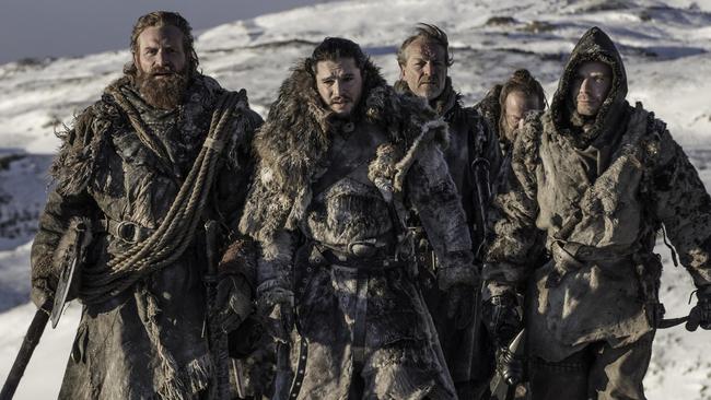 This motley crew went beyond the wall in episode six. Picture: HBO