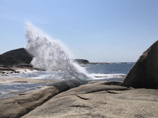 The Blow Hole at Bicheno. Picture: PHILIP YOUNG