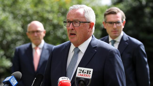 Minister for Health Brad Hazzard wants any aged care workers feeling unwell not to attend work. Picture: Jonathan Ng