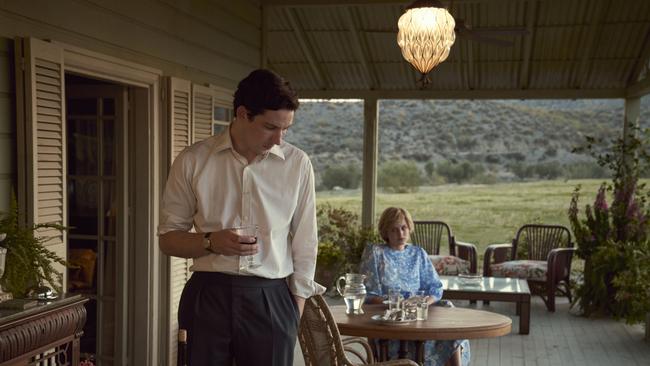 Prince Charles (played by Josh O’Connor) and Princess Diana (Emma Corrin). Picture: Netflix