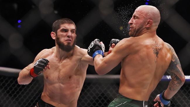 Islam Makhachev was accused of cheating by using an IV drip. Picture: Sam Ruttyn