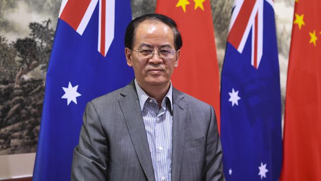 Chinese Ambassador to Australia Cheng Jingye has overstepped his role by threatening economic retaliation. Picture: AAP