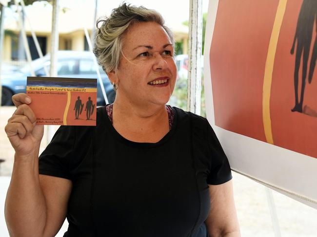 #28 on the Fraser Coast Most Influential list of 2021 is Dr Fiona Foley with her design for the Butchulla People Land and Sea Claim. Photo: Cody Fox