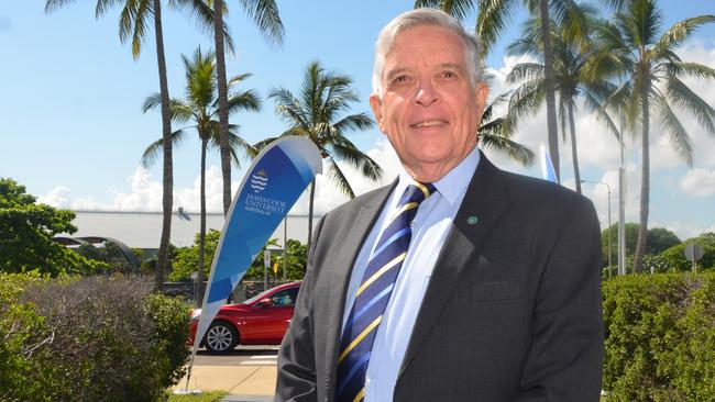 Bill Twedell at his final graduation ceremony for James Cook University.