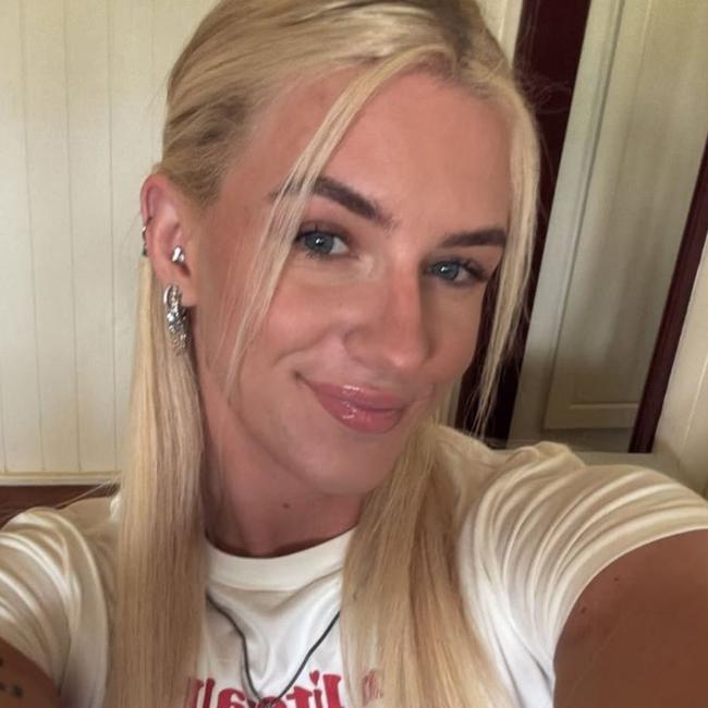 Charlotte Chant spoke at the Gold Coast Rally. Picture: Instagram