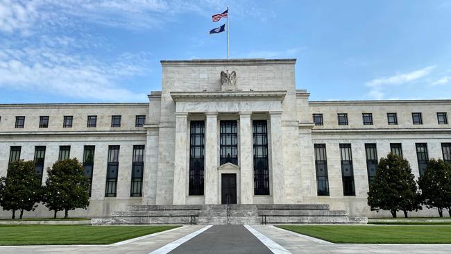 The US Federal Reserve Board building in Washington. Picture: AFP