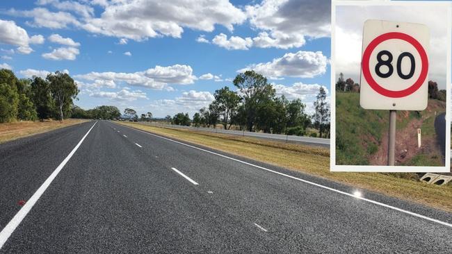 Capricorn Highway between Rockhampton and Gracemere.