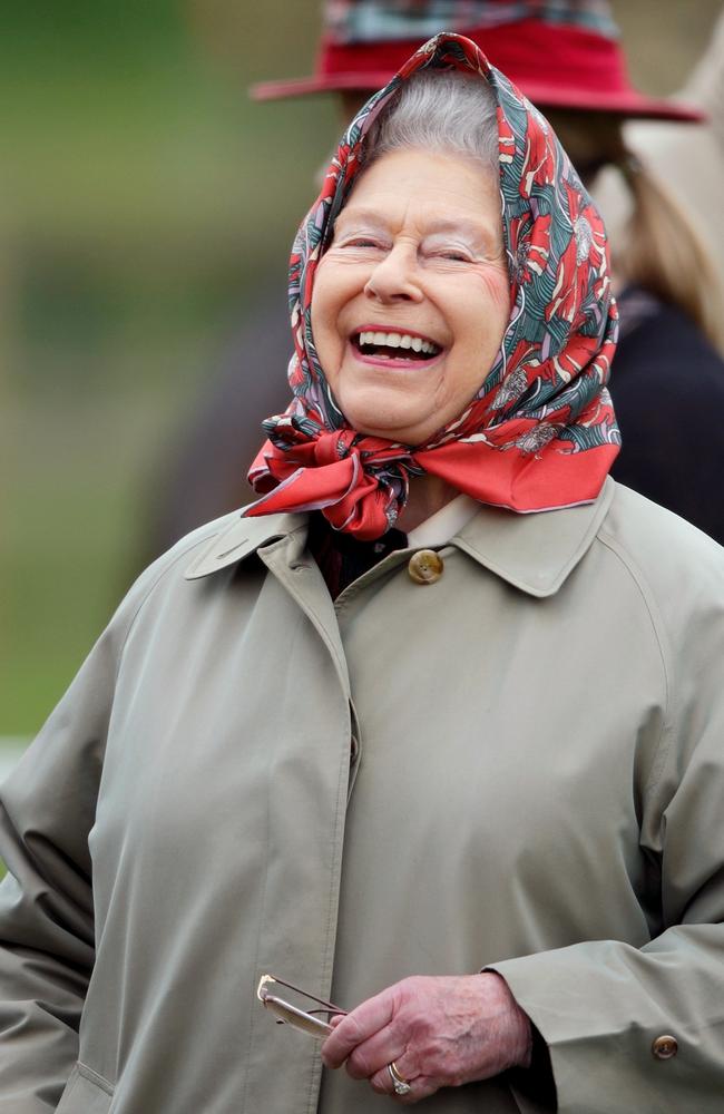 The Queen turned to more casual outfits when in the country. Picture: Getty Images