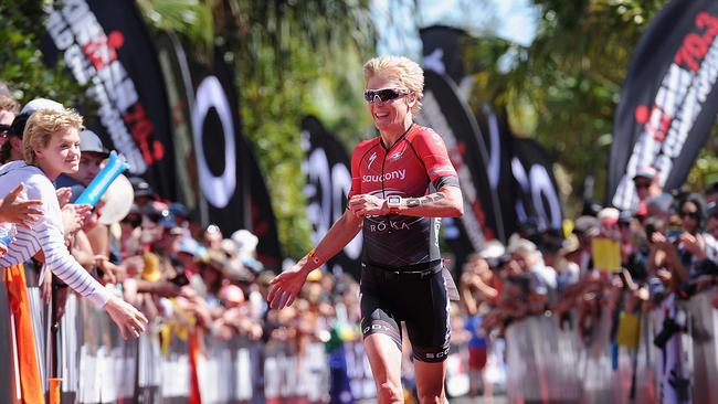 Melissa Hauschildt won silver in the 70.3 half ironman championships earlier this year.