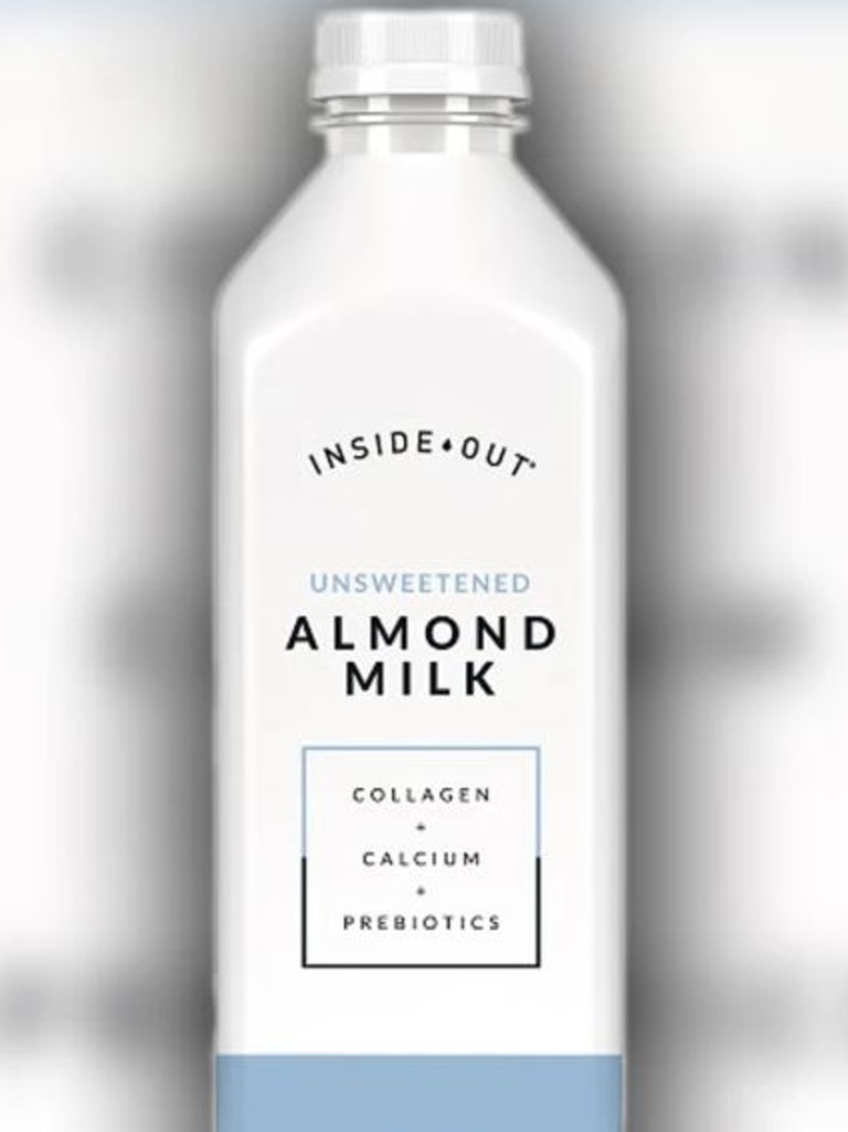 Inside Out Almond Milk (Collagen+Calcium+Prebiotics) 1 L has been recalled. Picture: Supplied