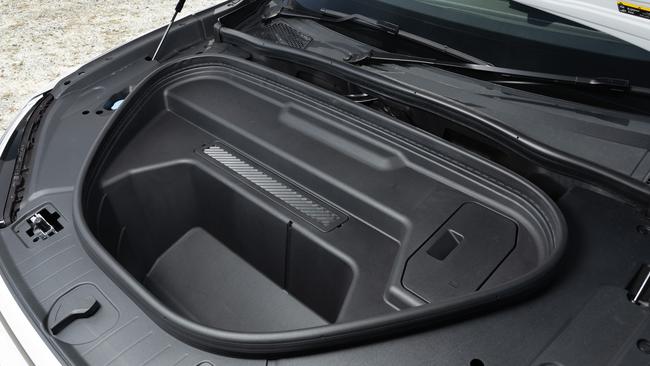 Audi Q6 e-tron comes standard with a frunk and boot offering ample storage. Picture: Supplied