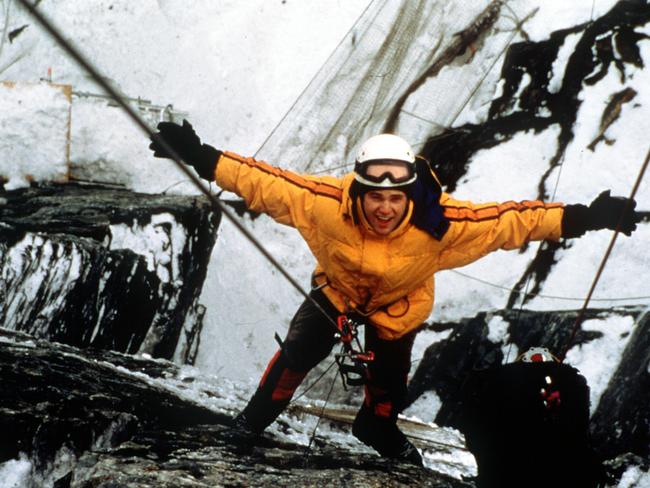  A scene from film <i>Vertical Limit</i>. 