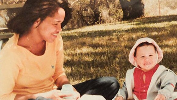 A young Meghan with her mother Doria. Picture: Instagram