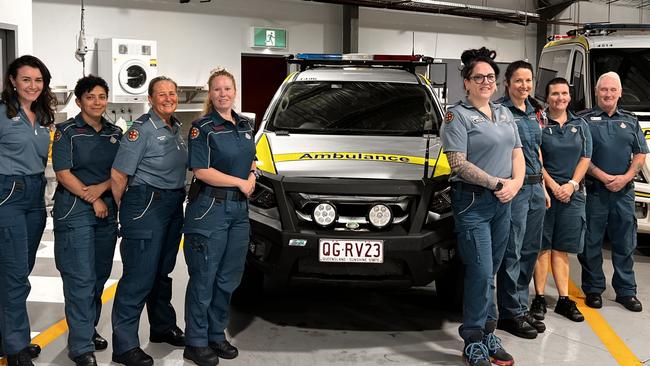 The Fraser Coast's mental health response team, including Jaime Horwarth, Cindy Ramos, Fiona Meredith, Rebecca Dodds, Spring Thacker, Leanne Fowler, Melissa Shuttlewood, Paul Fitzpatrick, Nicholas Patterson.