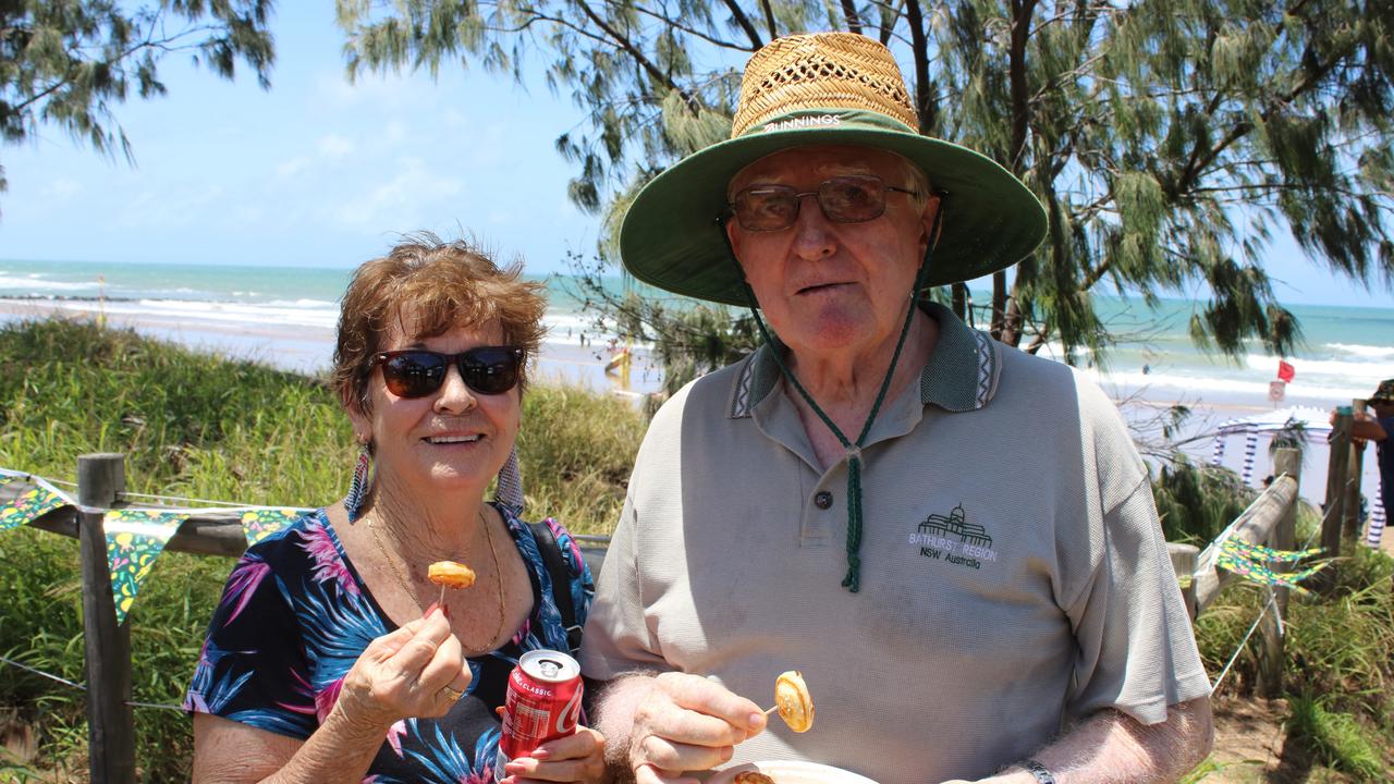 Mike and Marion Brady enjoyed the Bundaberg Great Australian Bites festival on Australia Day 2024.