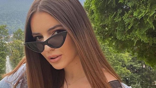 Tottenham Hotspur defender Radu Drăgușin’s girlfriend is Ioana Stan. Picture: Instagram