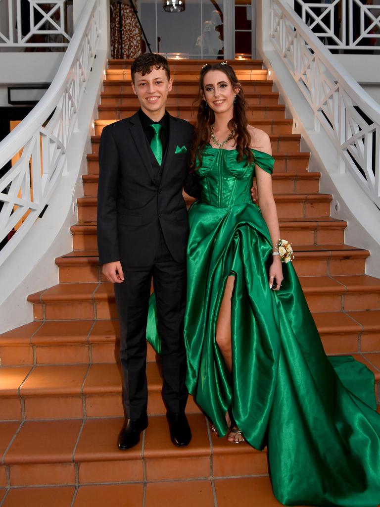 ANNANDALE CHRISTIAN COLLEGE school formal 2022 at Ridges Southbank. Jonah Forde and Abigail Clarke. Picture: Evan Morgan