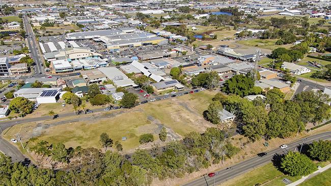 The second preference site for the Fraser Coast Regional Council’s new administration, library and community hub at Hillyard St. Photo: Contributed/ File