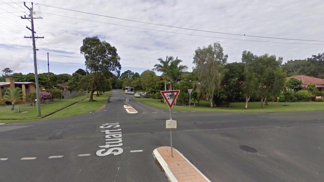 Stuart St and Fern St interaction at Mullumbimby, March 2024. Picture: Google Maps