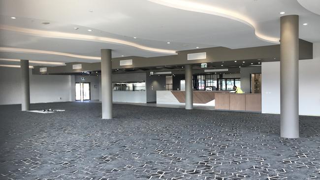 The public dining room in the Darwin Turf Club grandstand. Picture: Gary Shipway