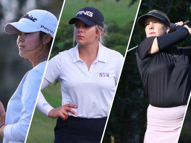 North Coast juniors competing in the NSW Juniors Championship held in Byron Bay/Ocean Shores, from left: Haruhi Nakatani, Ella Scaysbrook, Hollie Fuller, and Taj Egea.